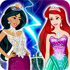 Jasmine vs. Ariel Fashion Battle játék
