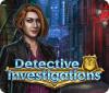 Detective Investigations játék
