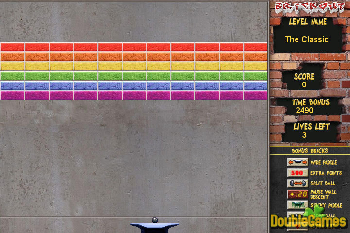 Free Download Brickout Screenshot 1