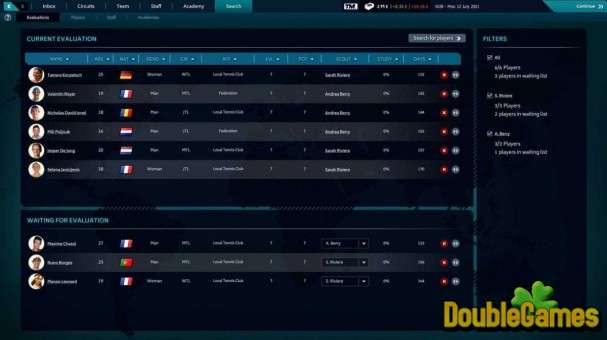 Free Download Tennis Manager Screenshot 2